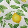 Hand Drawn Lemons And Green Le Chiffon