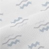 Colorful Abstract Curve Patter Performance Linen