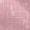 Simple Potted Flower Trellis Chiffon