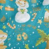 Cute Snowman Celebrates Christ Minky