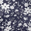 Pure White Flowers Lightweight Performance Linen