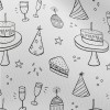 Birthday Cake And Champagne Bi Chiffon