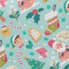 Santa Claus And Items In The C Twill