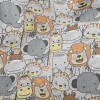 Cute And Childlike Animals Minky