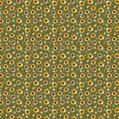 Beautiful Hand Drawn Sunflower