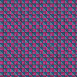 Geometric Square Stripes