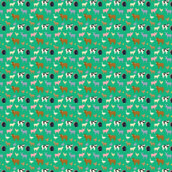 Cartoon Domestic Animals Doodl