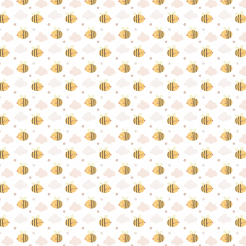 Cute Bees Flying In The Sky