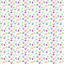 Colorful Gradient Leaves