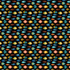 Colorful Fish On The Seabed