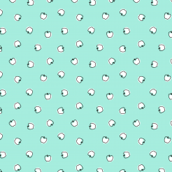 White Apple Silhouette