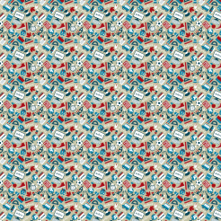 School Items Pattern