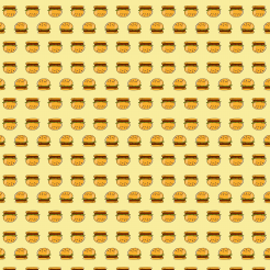 Hand Drawn American Hamburger