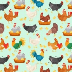 Rooster Hen Chick