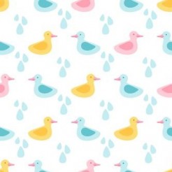 Water Drops And Ducks