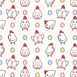 Lively Rooster And Eggs