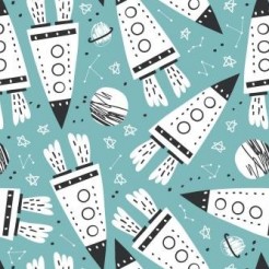 Rocket Flying Into The Sky