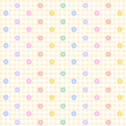 Colored Daisy Doodle