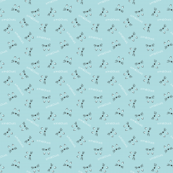 Hand Drawn Cute Cat Face