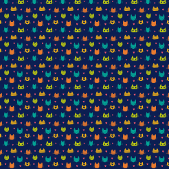 Cats With Different Color Bloc