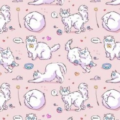 Surprised Cat Playing