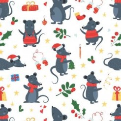 Happy Christmas Mouse