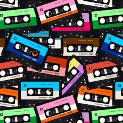 Retro Colorful Cassette