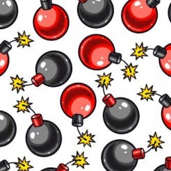 Two Color Explosive Bomb