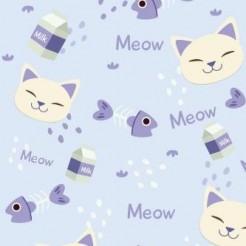 Cat Fish Bones And Milk