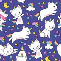 Naughty Unicorn Cat