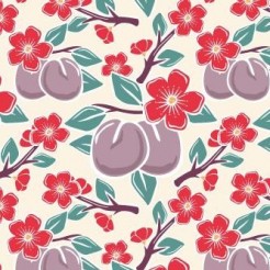 Plums And Plum Blossoms