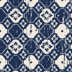 Paint-splashed Floral Satin
