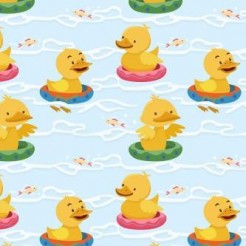 Swimming Circle Duck