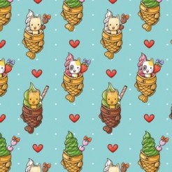 Kitten Taiyaki Ice Cream