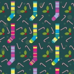 Pretty Christmas Socks