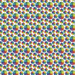 Colorful Patchwork Umbrella