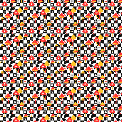 Psychedelic Black And White Mu