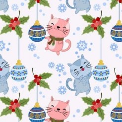 Kittens Celebrate Christmas