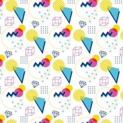 Colorful Circle Gemstones