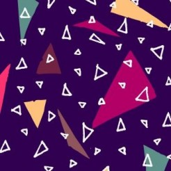 Triangle Like Shredded Paper