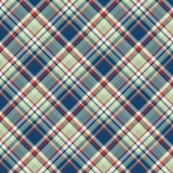 Red Grid On Blue Background
