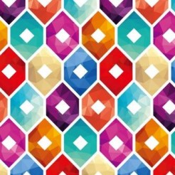 Gradient Pattern Flower