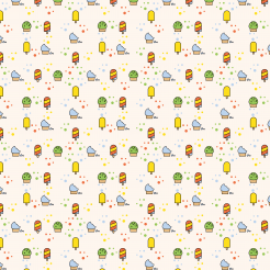Cartoon Dessert Pattern