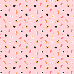 Cute Sushi And Fish Plate