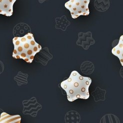3D Golden Stars