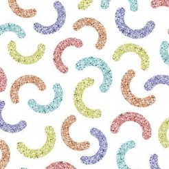 Shiny Sequins Curved