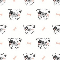 French Bulldog Dog Bone