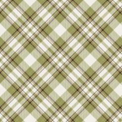 Green Plaid Cross