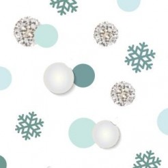Bright Snowflake Dots