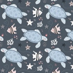 Turtles And Tropical Fish